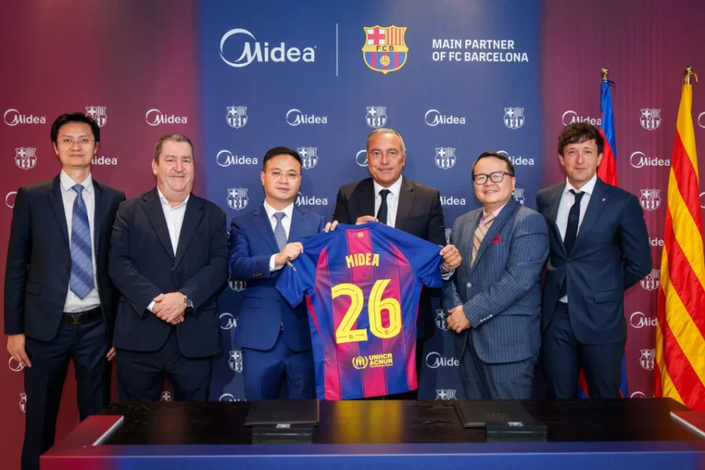 Midea becomes FC Barcelona Main Partner 3 20250905news